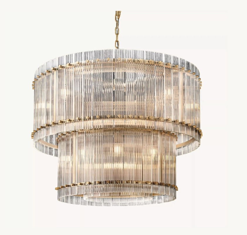 Crystal Brass Chandelier